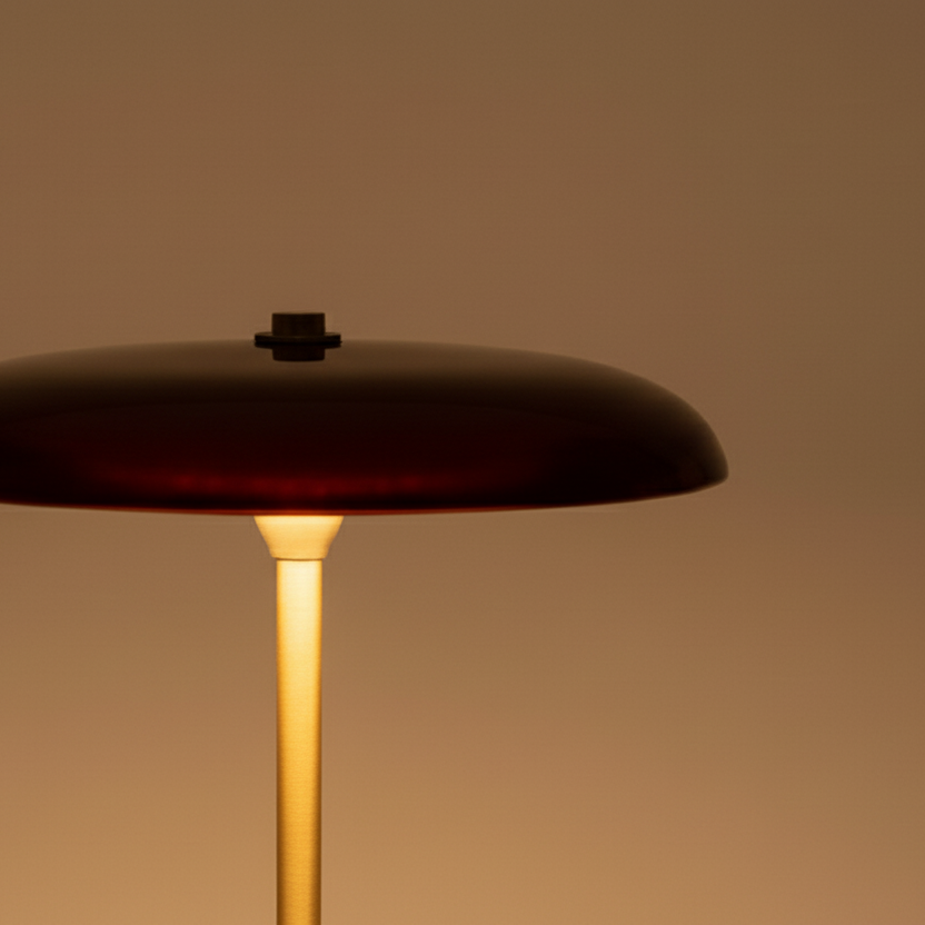 retro space age table lamp