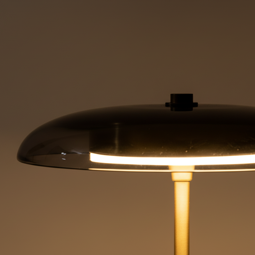 retro space age table lamp