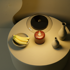 retro space age table lamp
