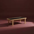 Bauhaus solid oak coffee table
