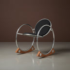90's bauhaus geometric "dondolo rocking chair"