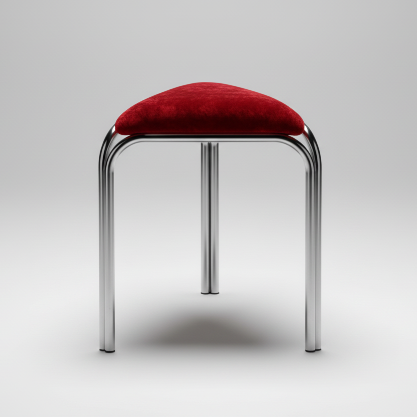 Bauhaus modernist stackable "Dot" stool