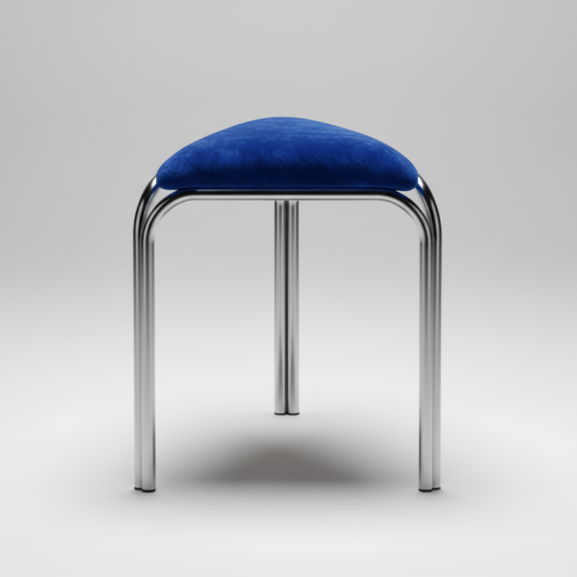 Bauhaus modernist stackable "Dot" stool