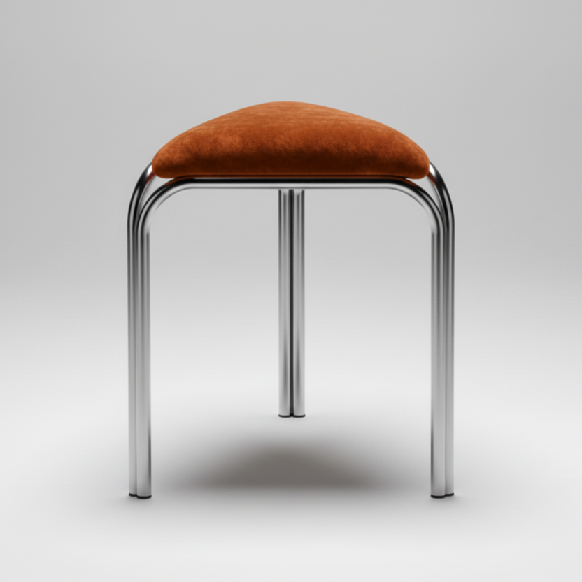 Bauhaus modernist stackable "Dot" stool