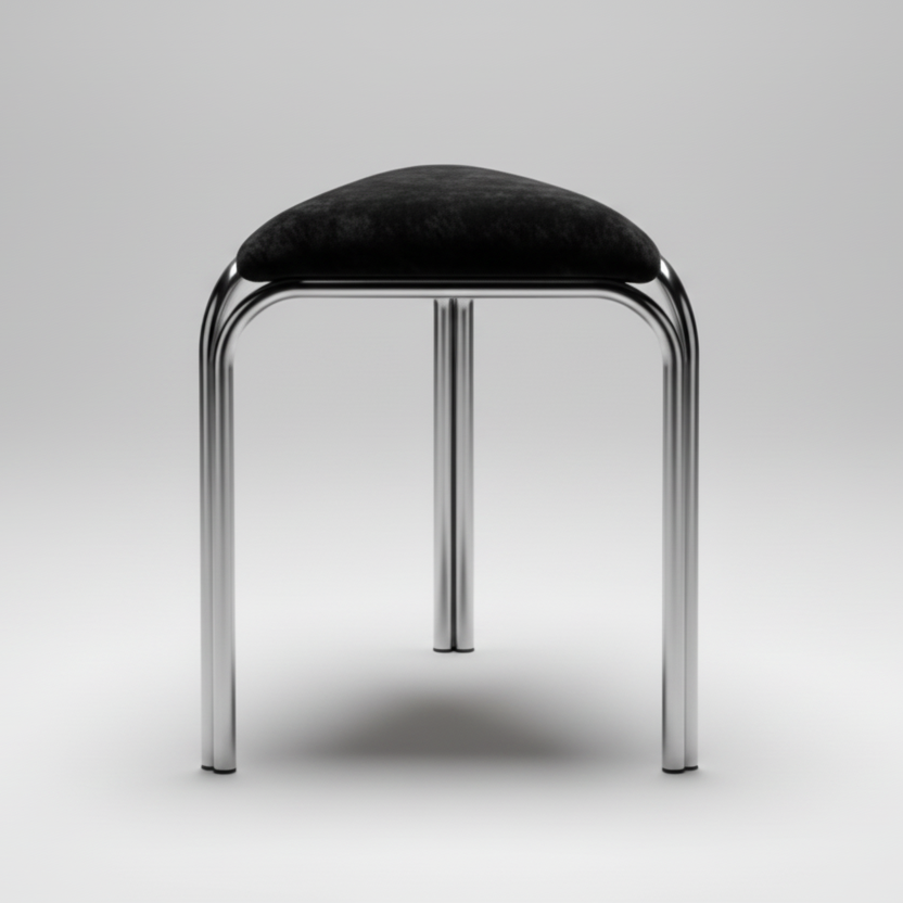 Bauhaus modernist stackable "Dot" stool