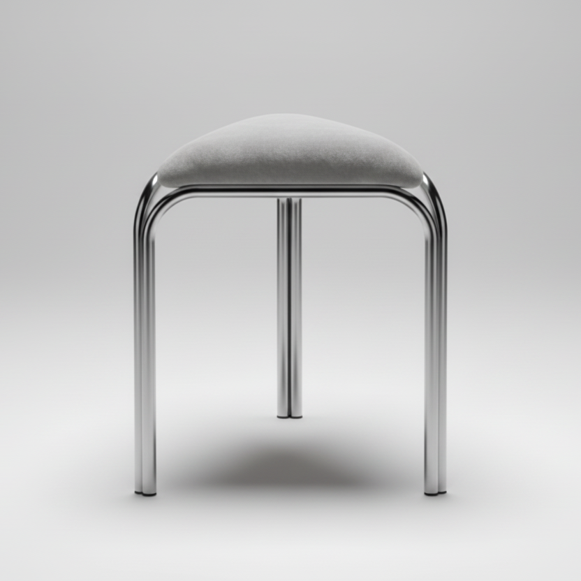 Bauhaus modernist stackable "Dot" stool