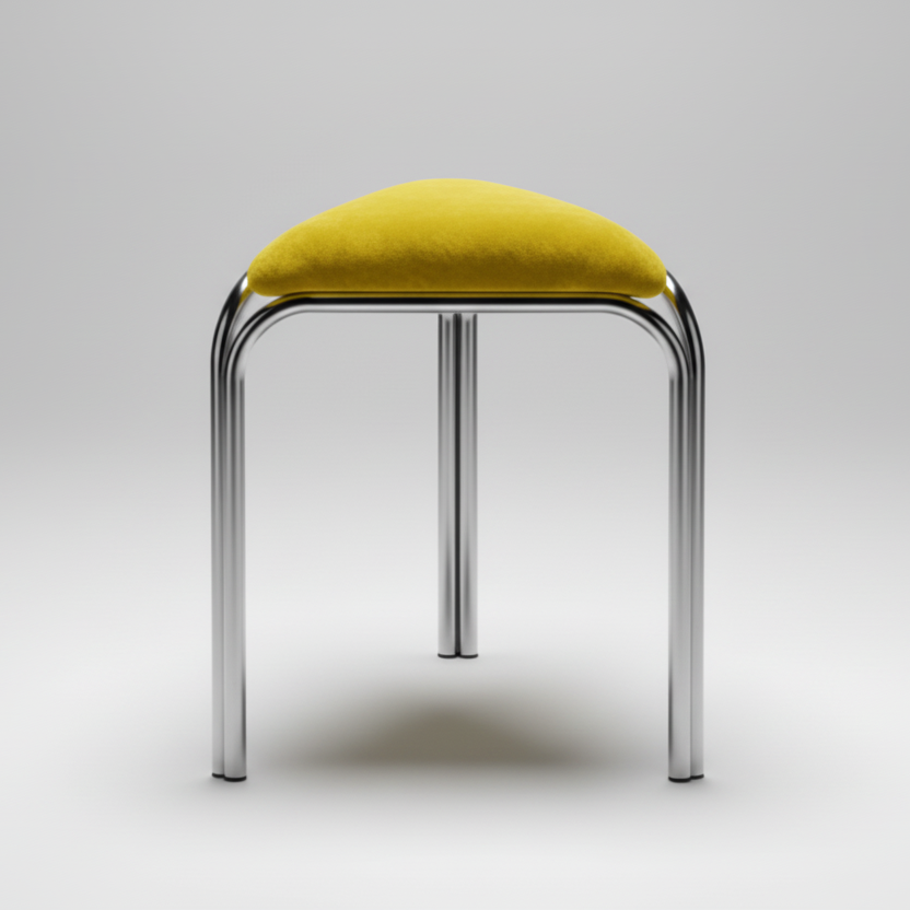 Bauhaus modernist stackable "Dot" stool