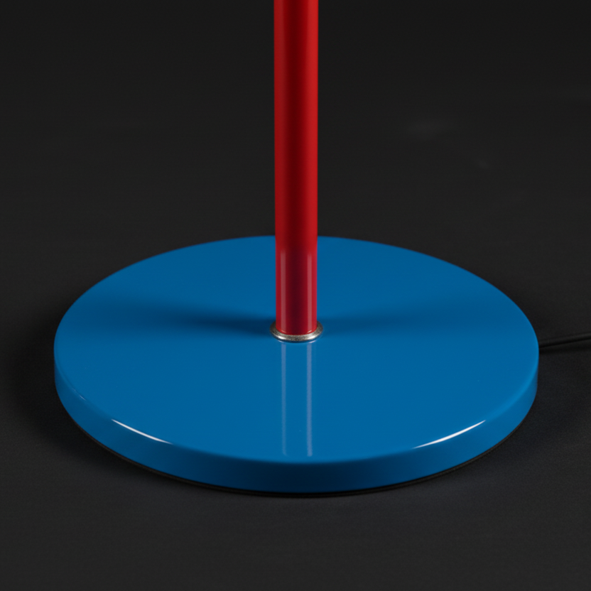 Memphis retro reading metal floor lamp