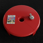 Quattro quarti Italian space age coffee table