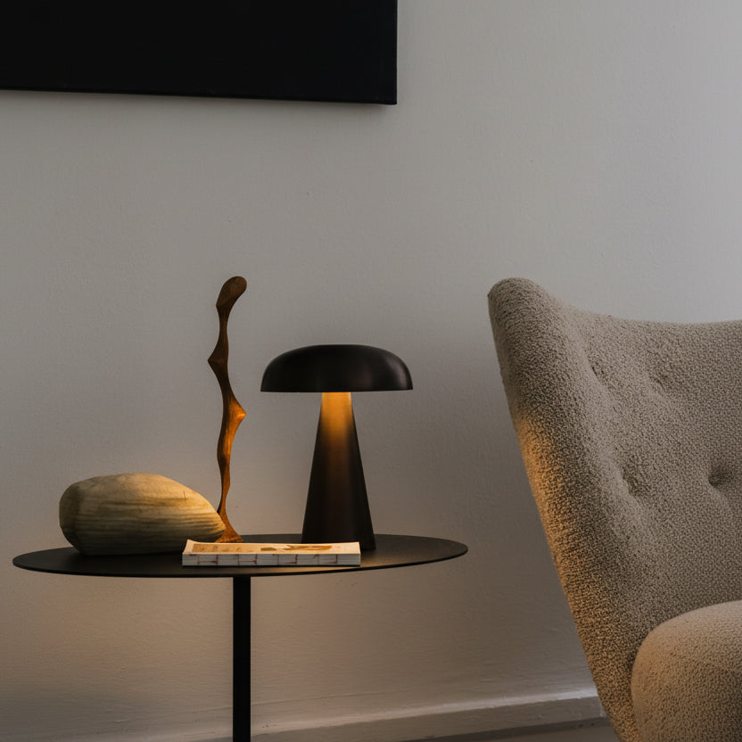 Space age mushroom dimmable portable led lamp "Como SC53"