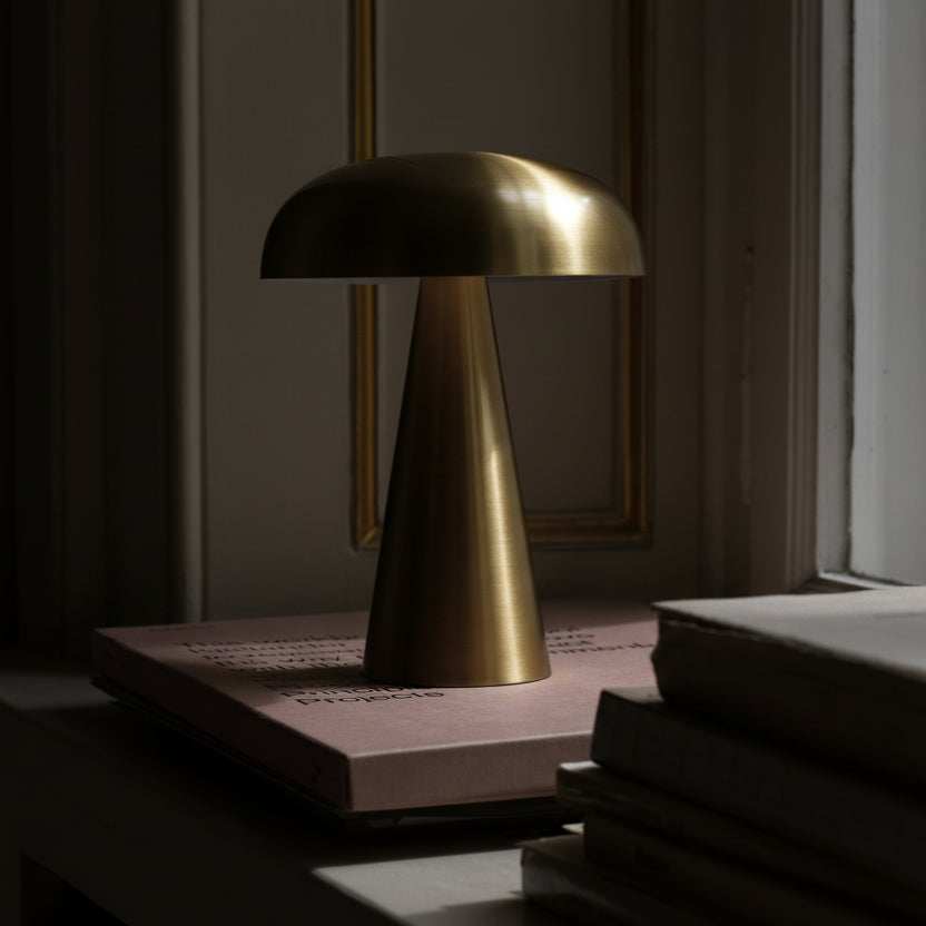 Space age mushroom dimmable portable led lamp "Como SC53"
