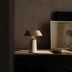 "Caret MF1" space age retro portable cordless rechargeable table lamp