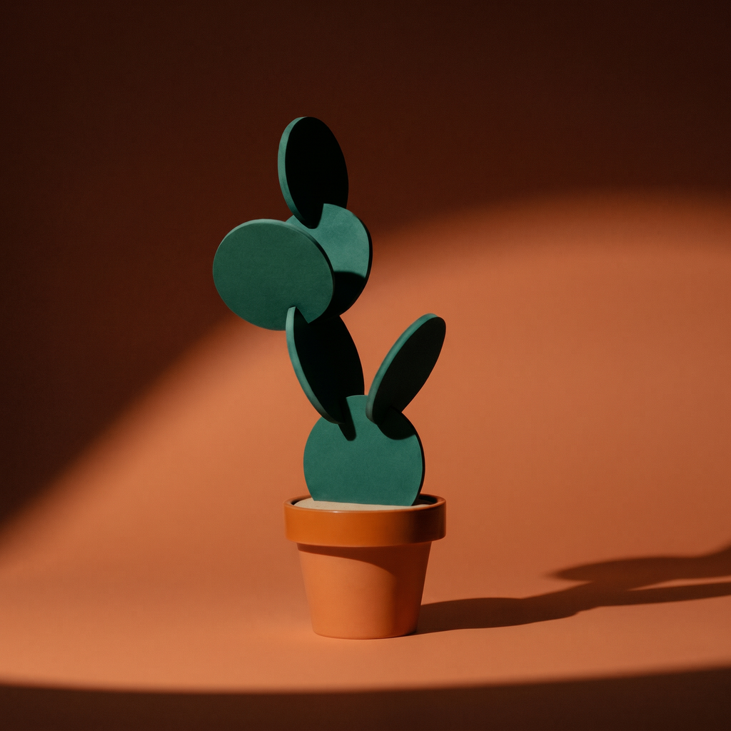 Memphis avant garde "cactus" coaster set