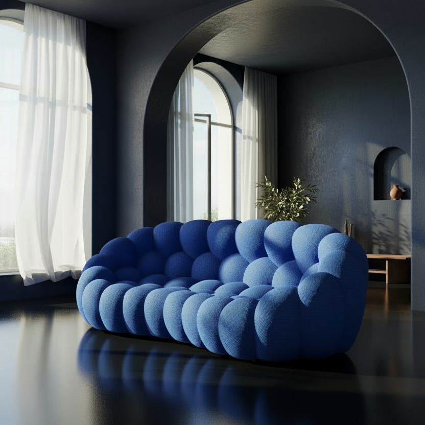 Space age contemporary bubble sofa
