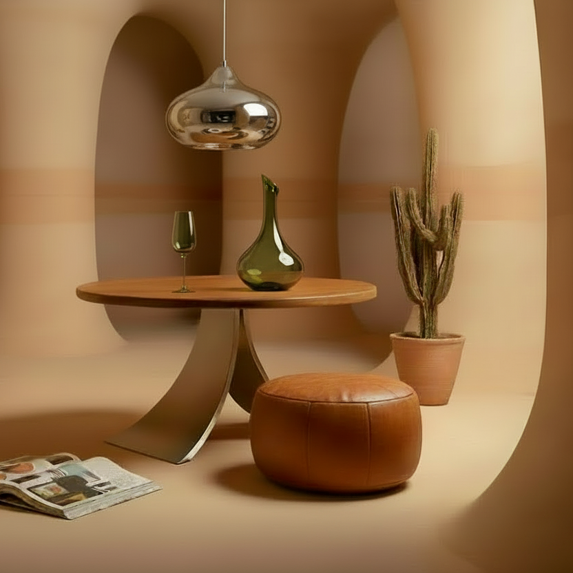 Bauhaus "Mesa redonda round" coffee table
