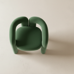 Minimalist memphis dining accent chair