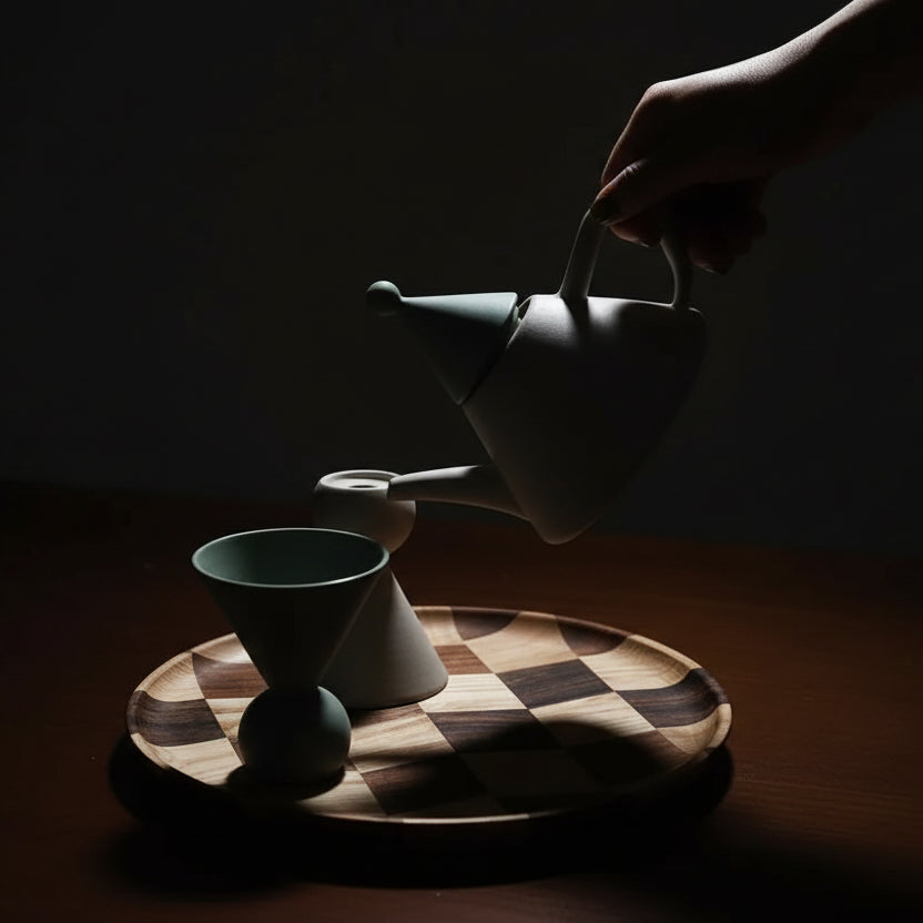 Morandi Ceramic Tea Set Gift Box Nordic Handmade Cute Teapot & Tea