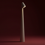 Organic contemporary portable dimmable desk lamp