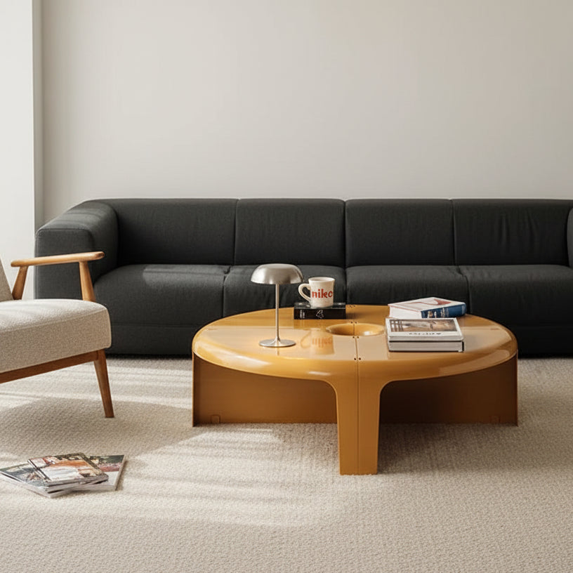Quattro quarti Italian space age coffee table