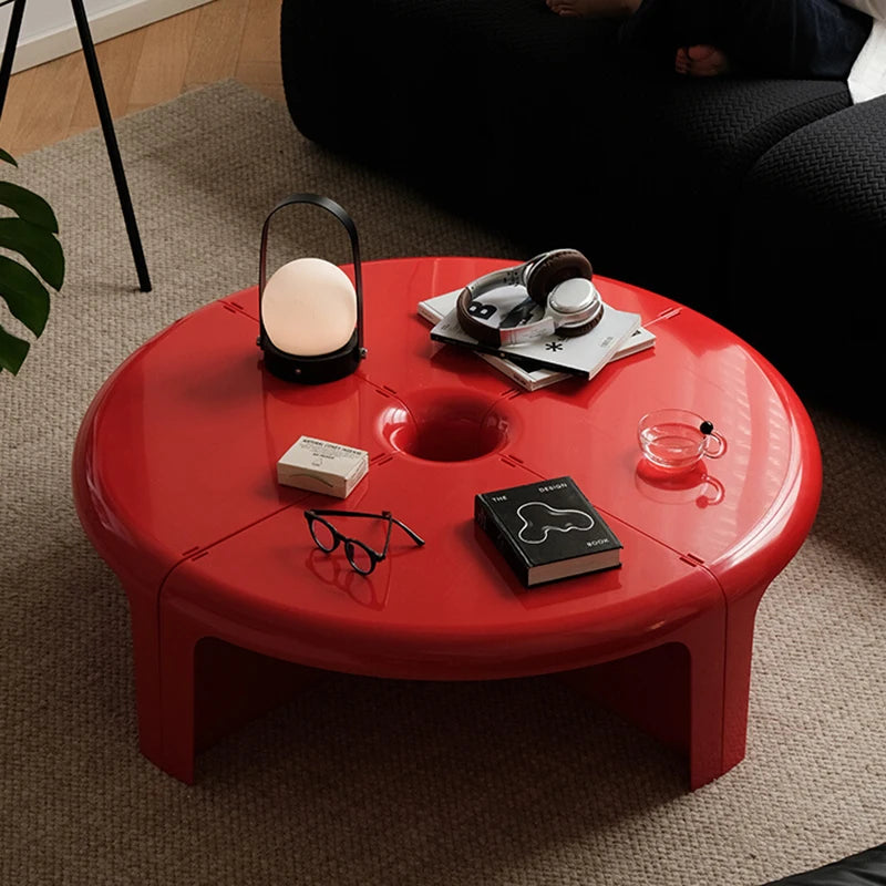 Quattro quarti Italian space age coffee table
