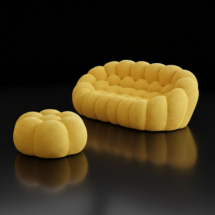 Space age contemporary bubble sofa