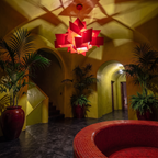 Avant garde memphis stacked acrylic pendant lamp