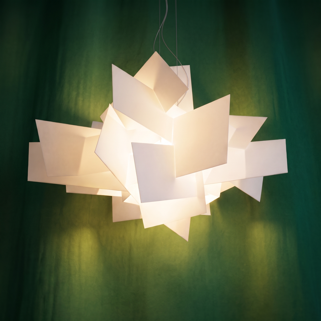 Avant garde memphis stacked acrylic pendant lamp