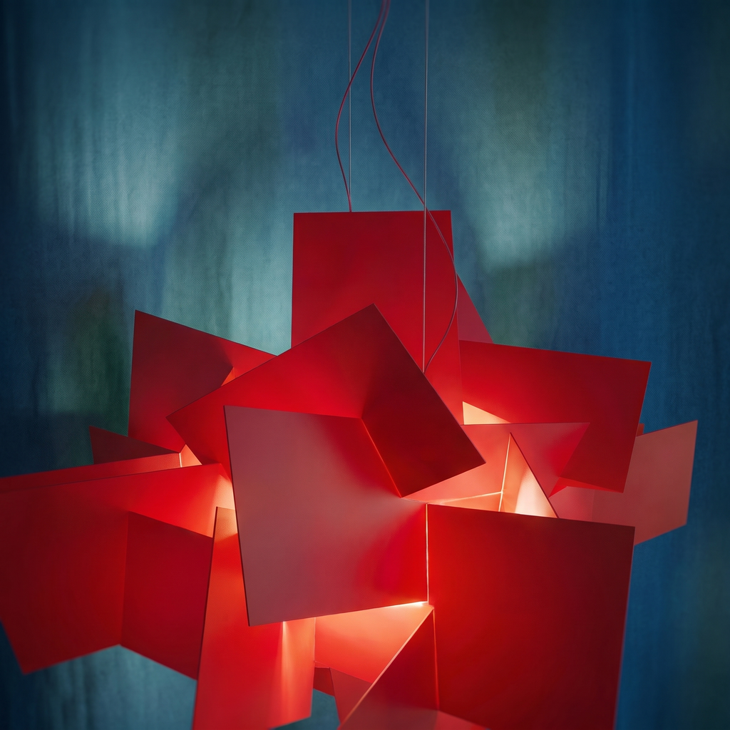 Avant garde memphis stacked acrylic pendant lamp