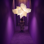 Avant garde memphis stacked acrylic pendant lamp