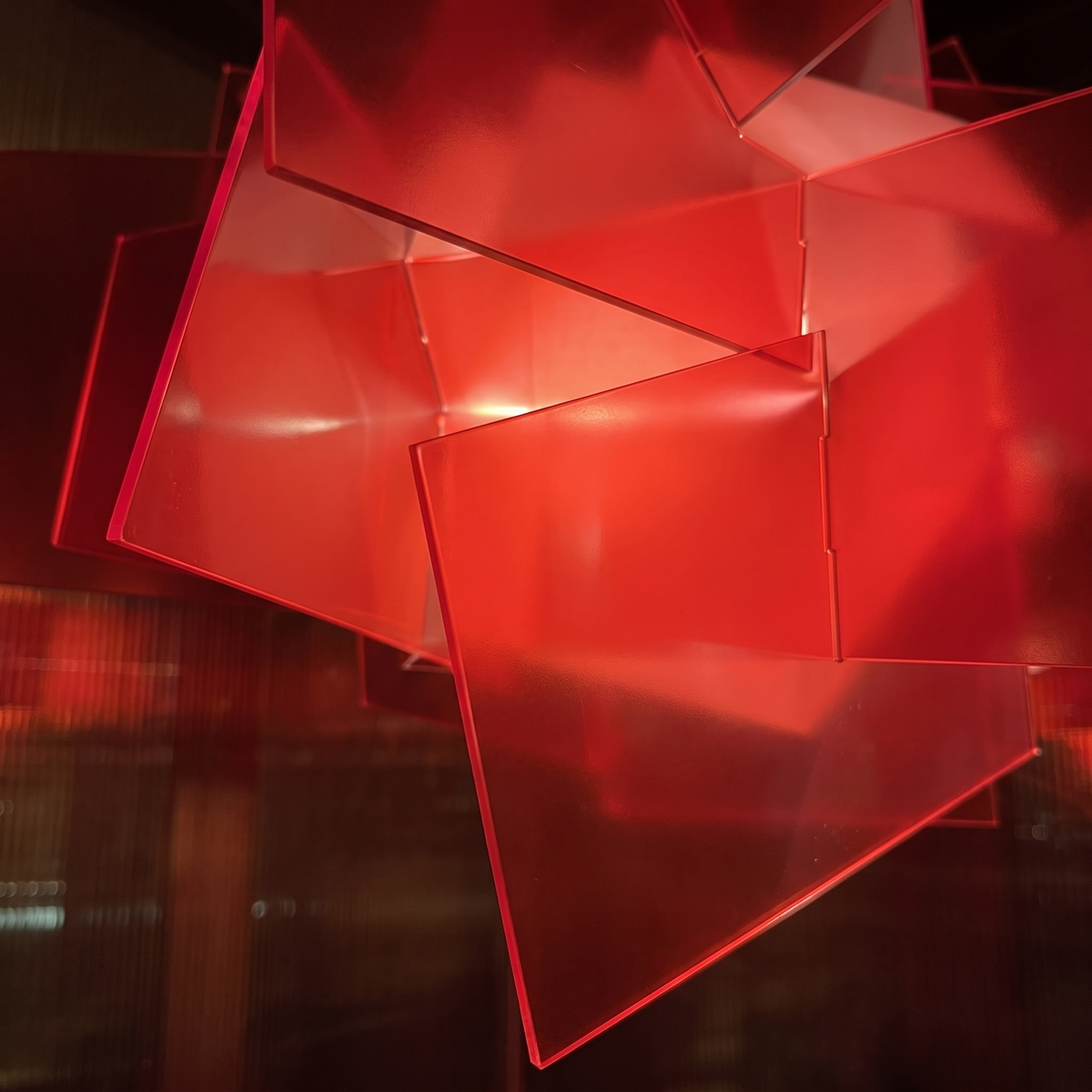 Avant garde memphis stacked acrylic pendant lamp