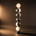 70's Italian space age ball floor lamp