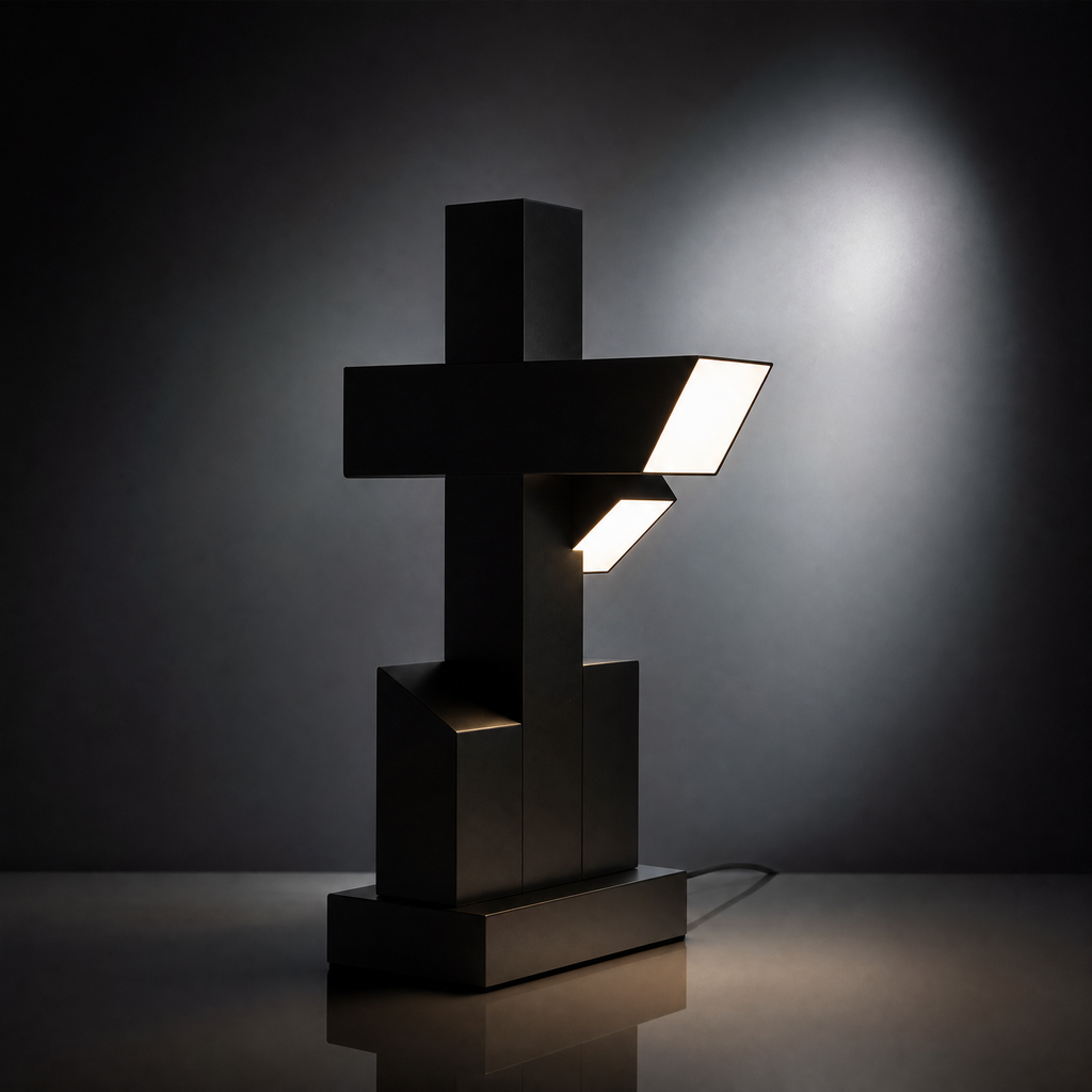 "Tars" brutalism desk lamp