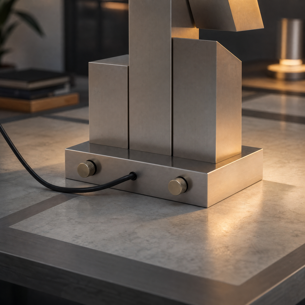 "Tars" brutalism desk lamp