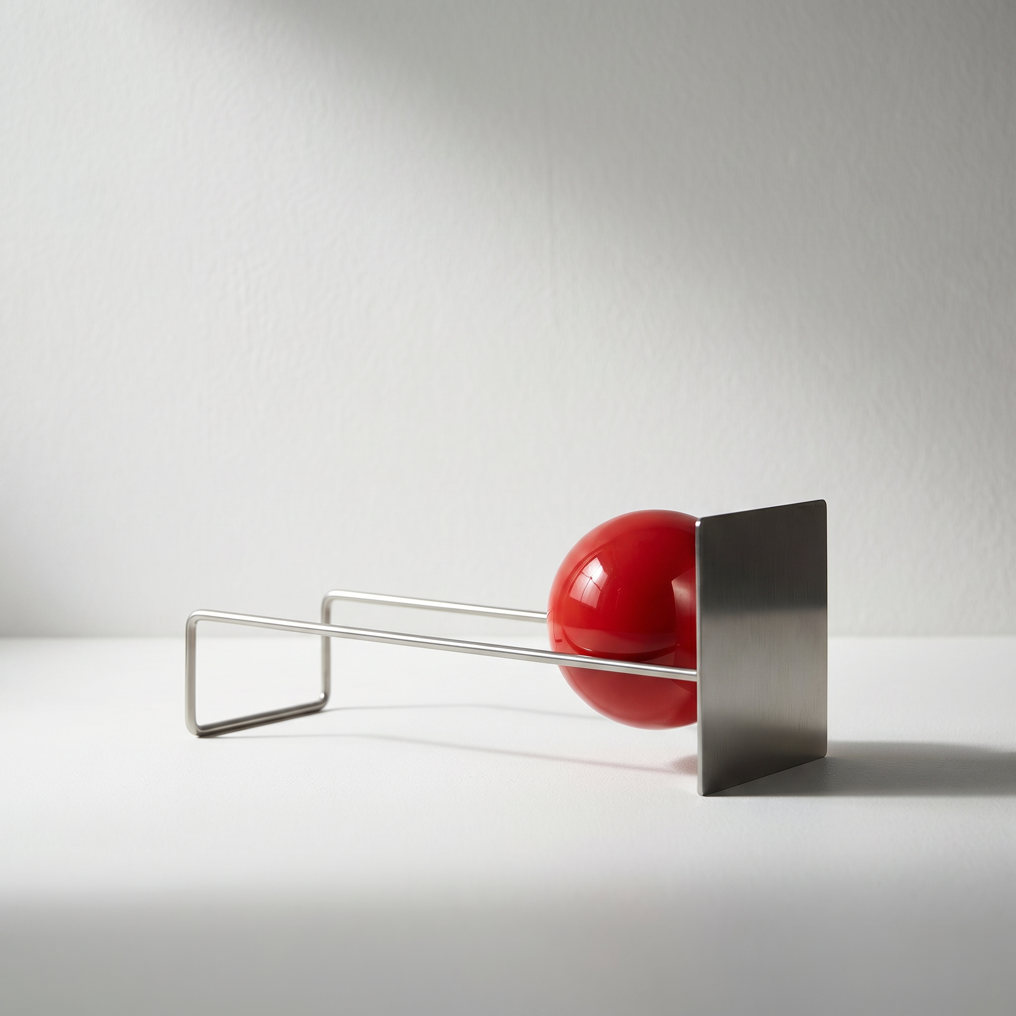 Bauhaus space age spherical floating bookshelf