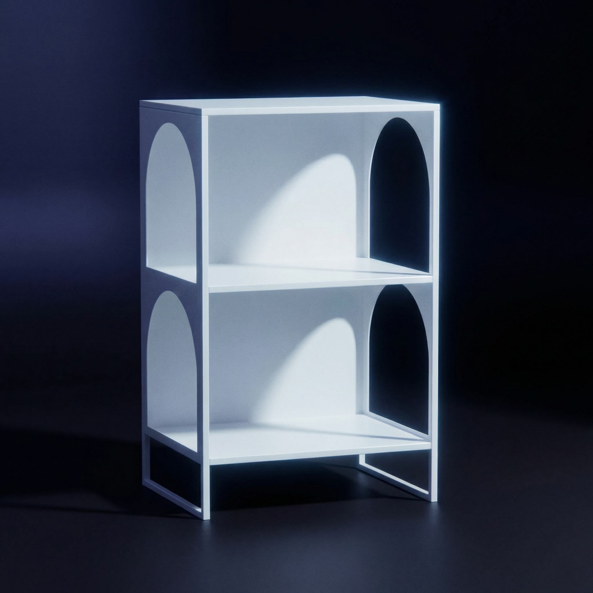 70's memphis avant garde storage shelf