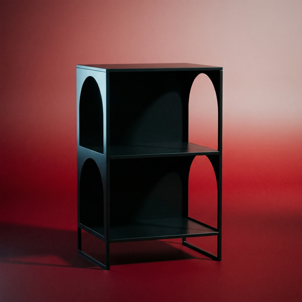 70's memphis avant garde storage shelf