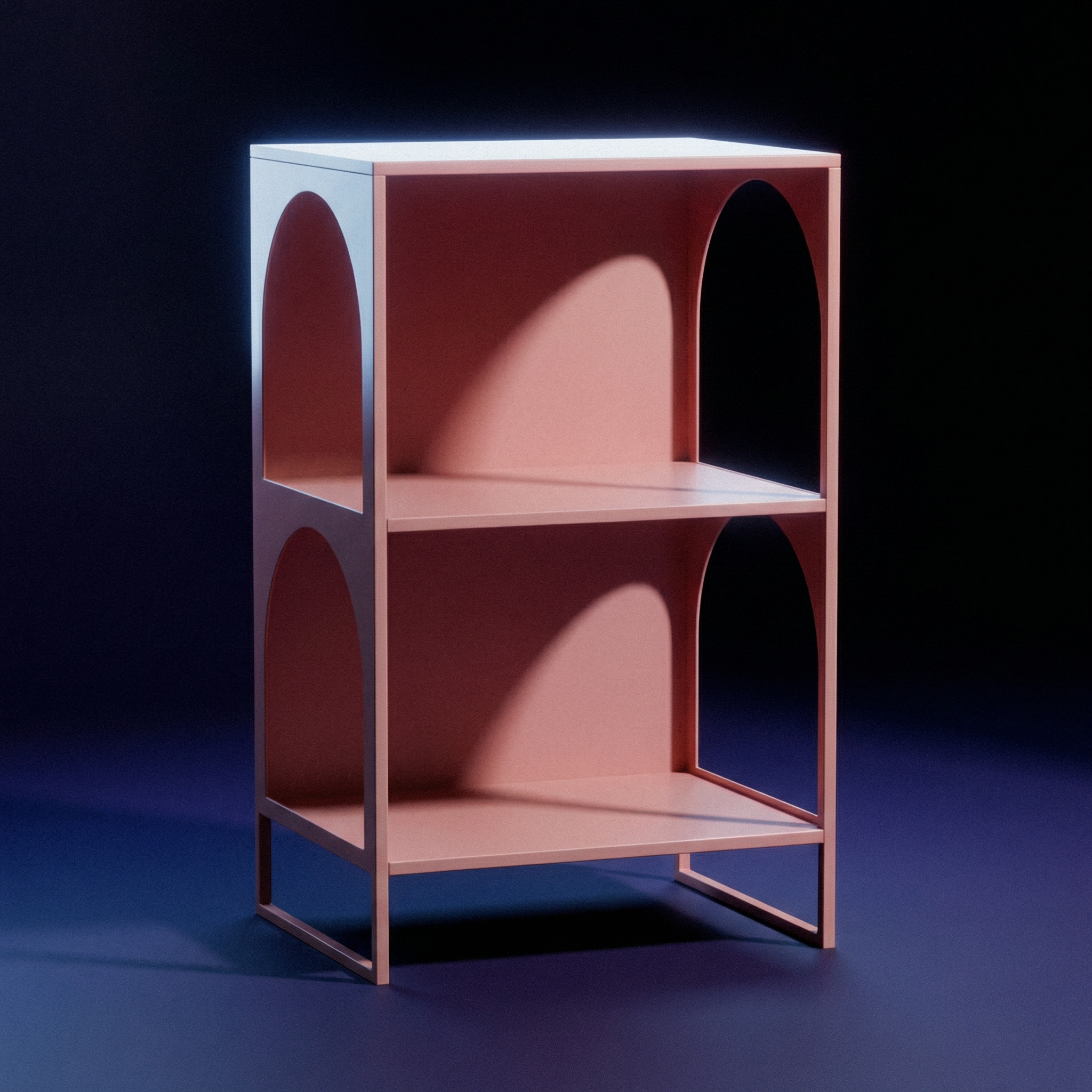 70's memphis avant garde storage shelf