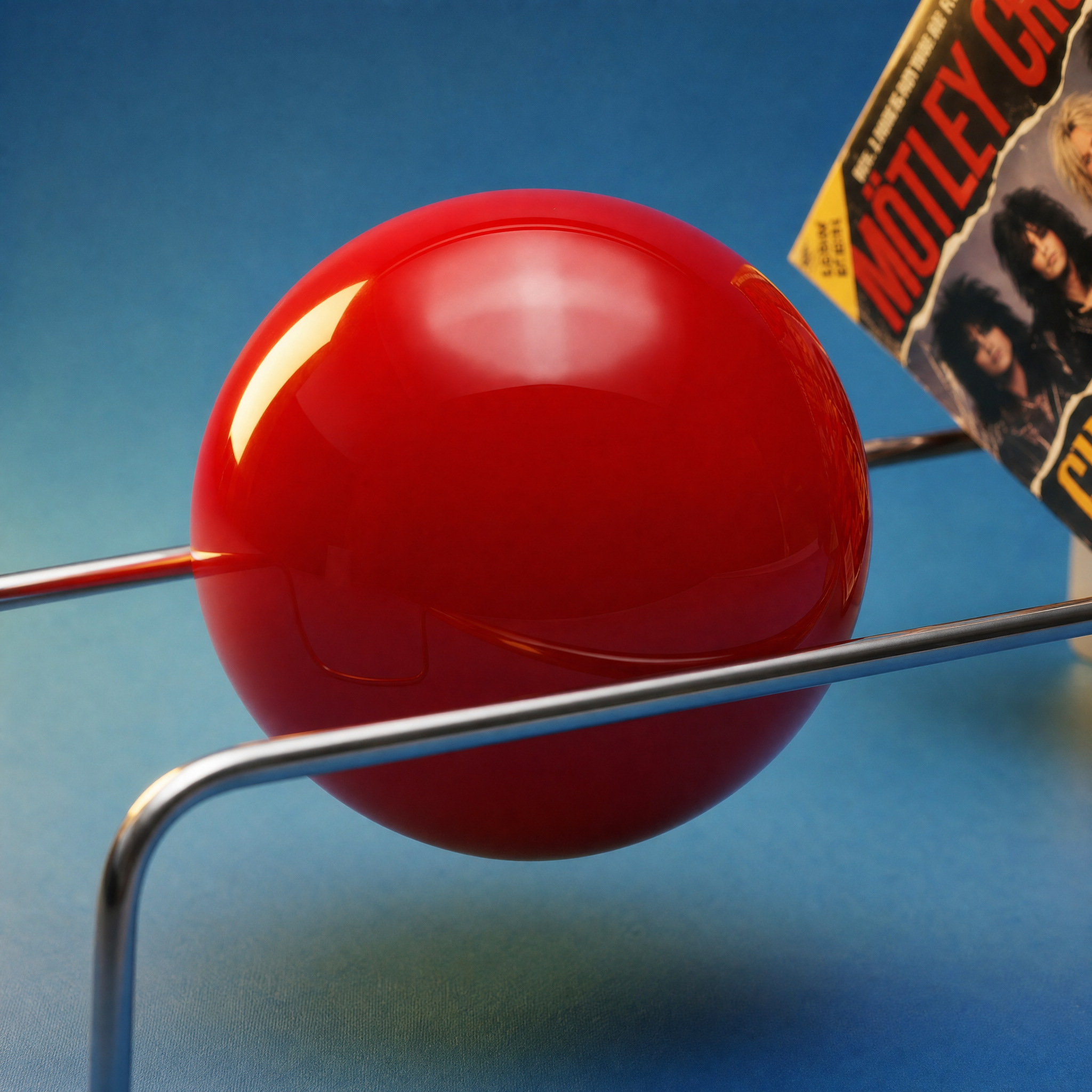 Bauhaus space age spherical floating bookshelf