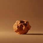 Organic earth ceramic rock minimalism vase