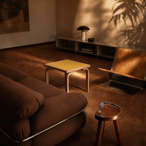 "Aalto" inspired modernist bentwood coffee table