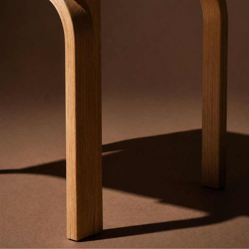 "Aalto" inspired modernist bentwood coffee table
