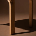 "Aalto" inspired modernist bentwood coffee table