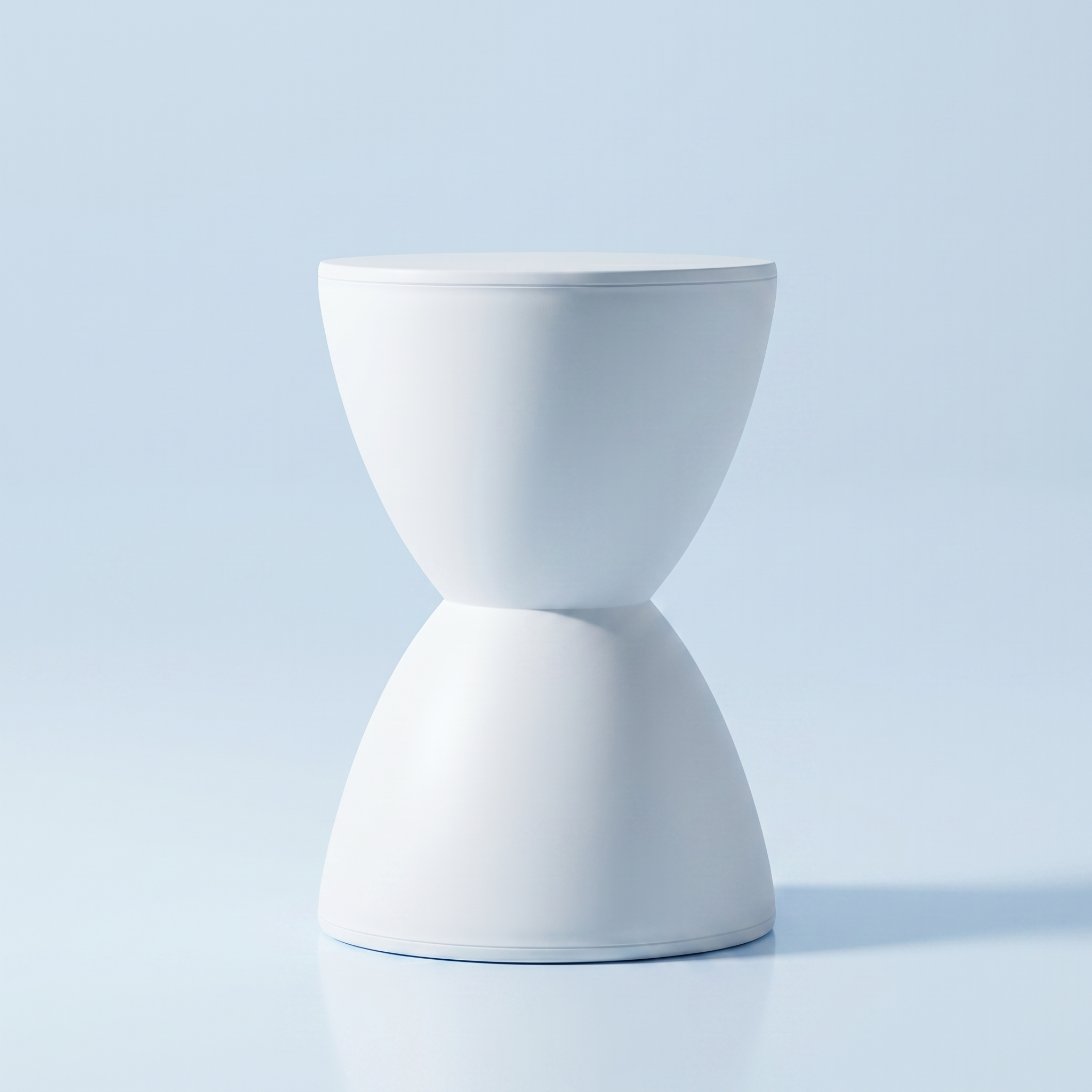 Space age retro hourglass stool or side table