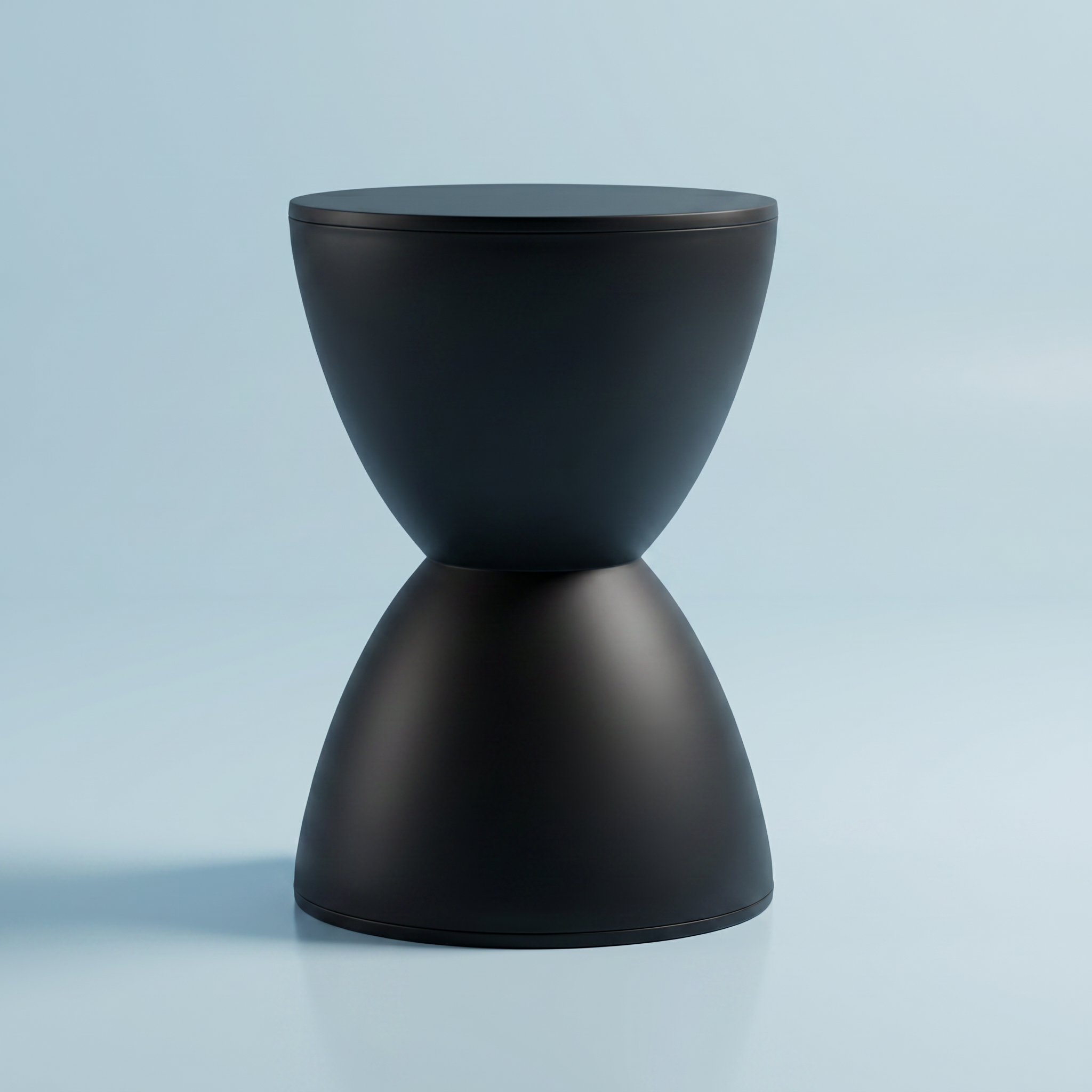Space age retro hourglass stool or side table