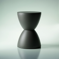 Space age retro hourglass stool or side table