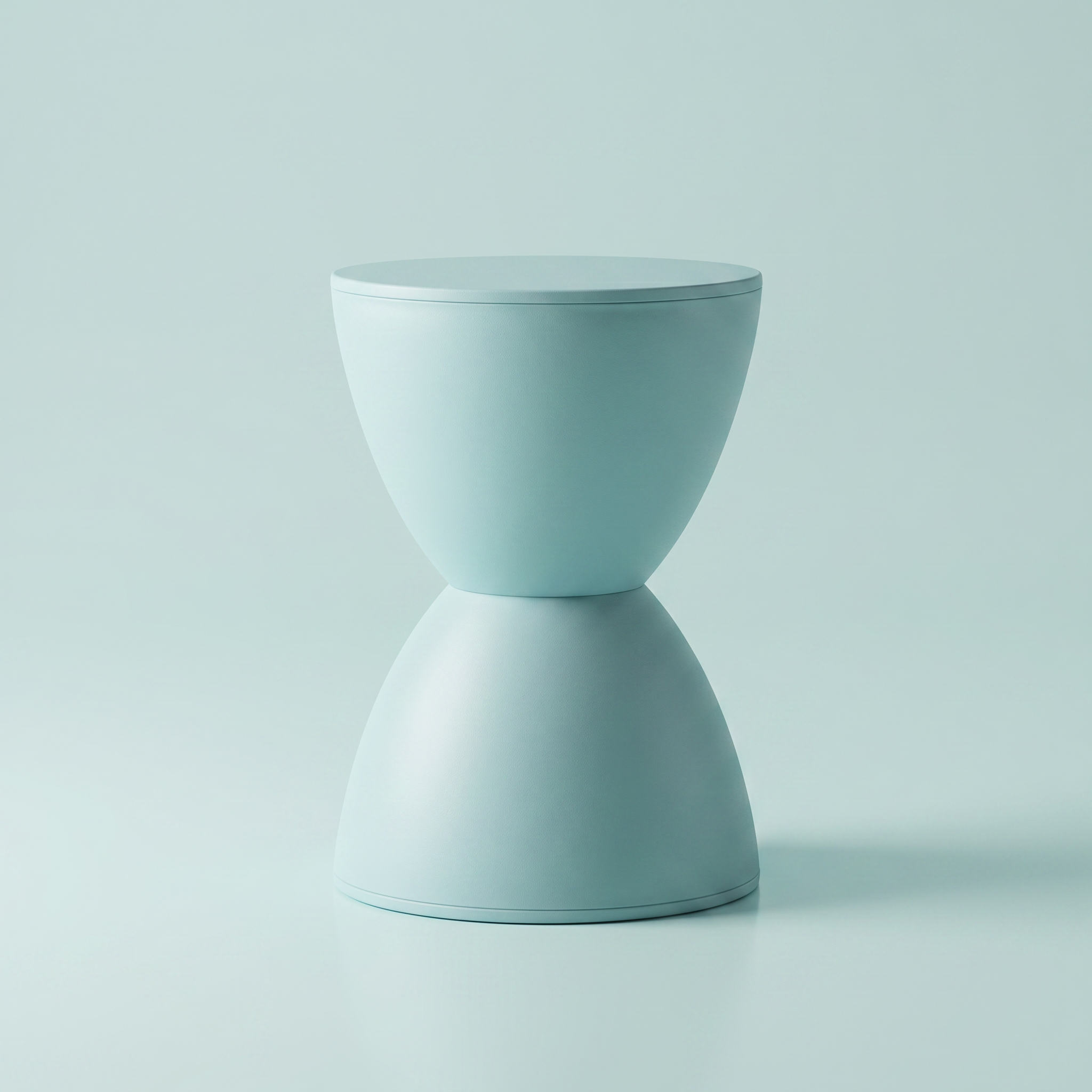 Space age retro hourglass stool or side table