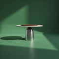Italian contemporary slate round dining table