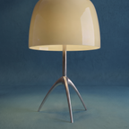 Italian space age glass table lamp accent