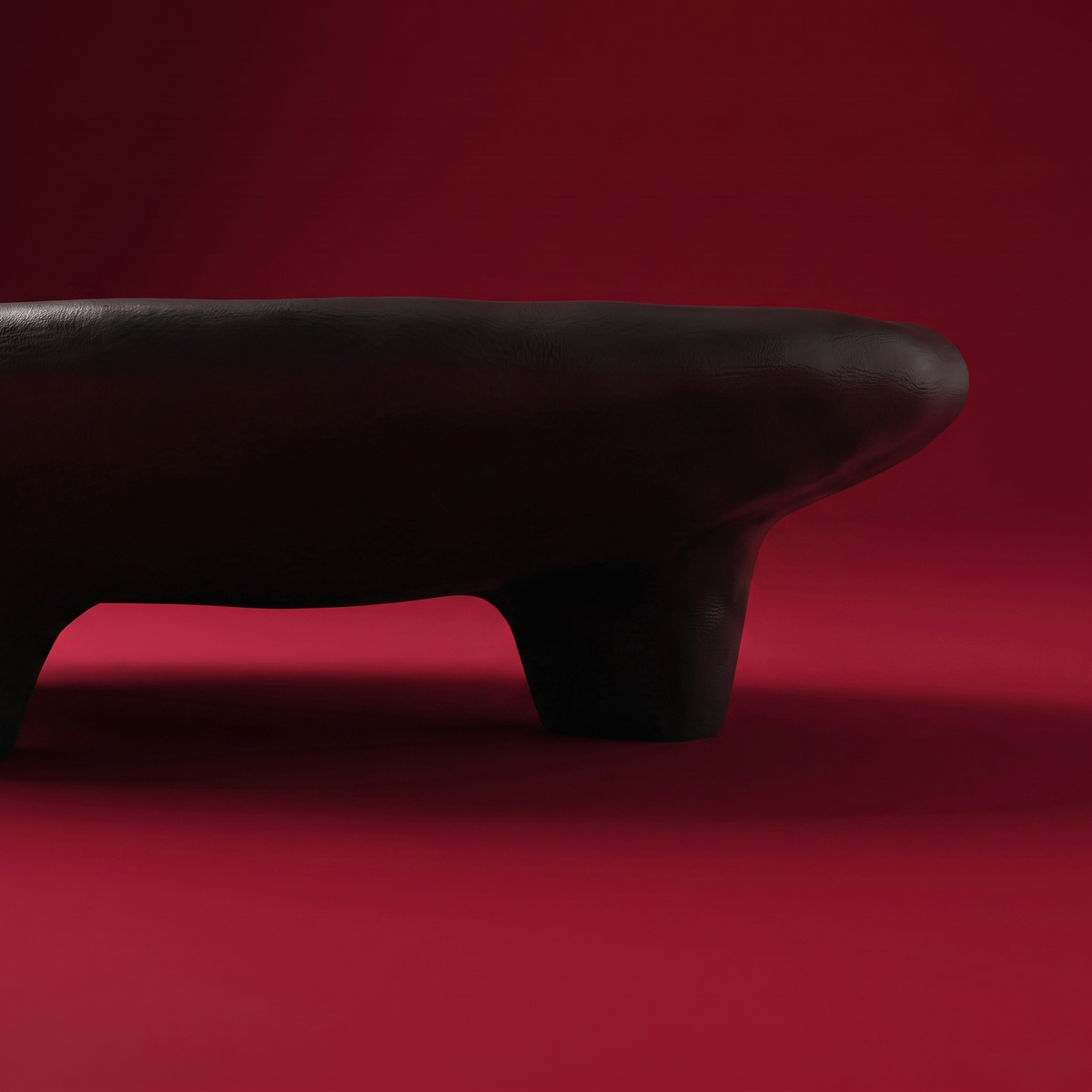 Japandi contemporary tripod coffee table