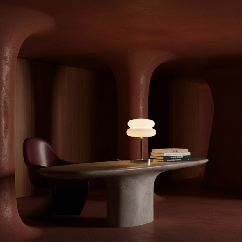 Bauhaus mushroom table lamp with touch dimming  playfull